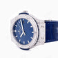 Blue Dial Hublot Custom Pave Diamond Set Watch  customdiamjewel   