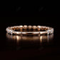 2 MM Round Cut Lab Grown Colorless Diamond Wedding Band  customdiamjewel   