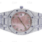 Lab Grown Diamond Watch Ladies Audemars Piguet Royal Oak 35MM Stainless Steel Watch 12.5 CTW (Approx)  customdiamjewel   