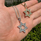 Gold Diamond Star Of David Pendant  customdiamjewel   