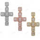 Baguette Diamond Iced Cross Hip Hop Pendant  customdiamjewel   