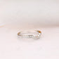 Round White Gold Lab grown Diamond Curved Wedding Band Wedding Band customdiamjewel   