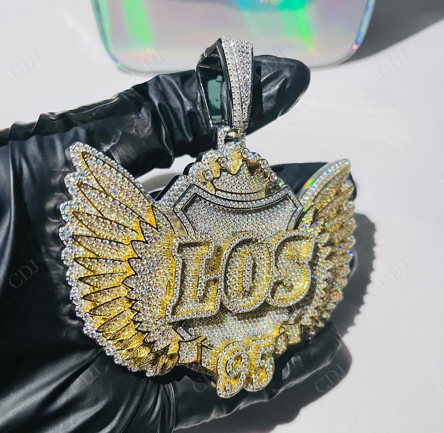 Hip Ho Iced Out Customized Gold Plated Pendant hip hop jewelry CustomDiamJewel   