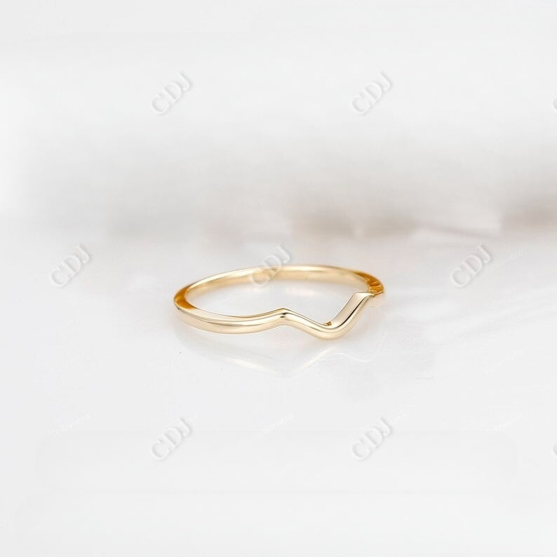 Simple Thin Curved Wedding Band Wedding Band customdiamjewel   