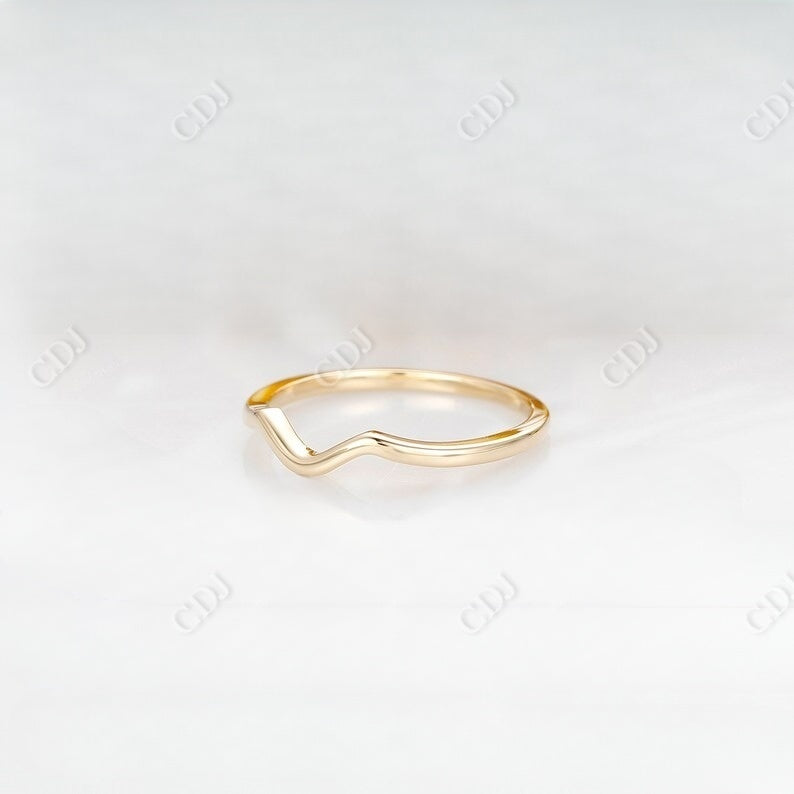 Simple Thin Curved Wedding Band Wedding Band customdiamjewel   