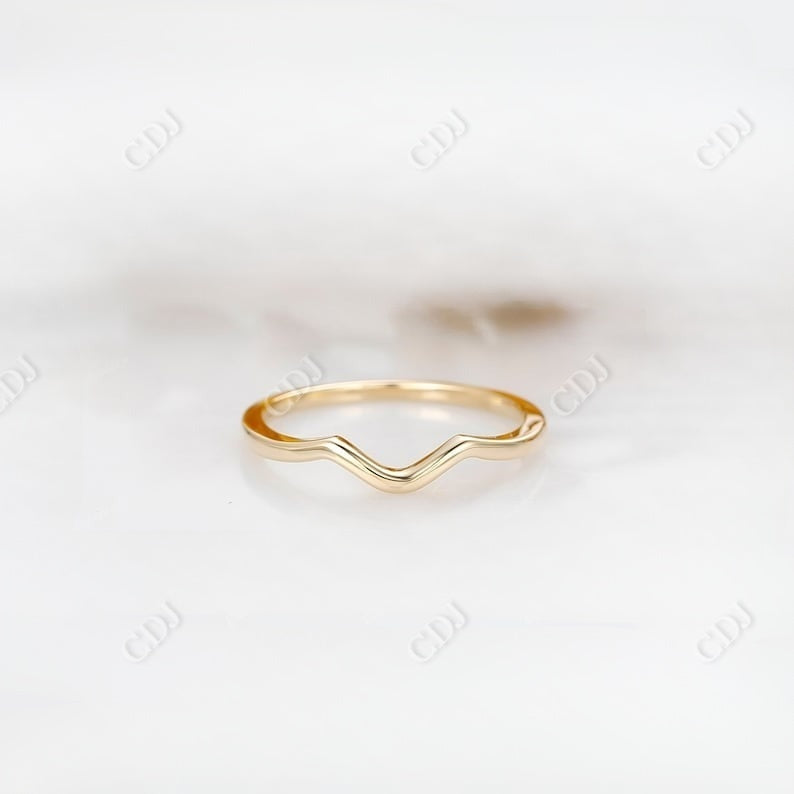 Simple Thin Curved Wedding Band Wedding Band customdiamjewel   