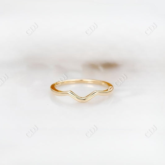 Simple Thin Curved Wedding Band Wedding Band customdiamjewel   