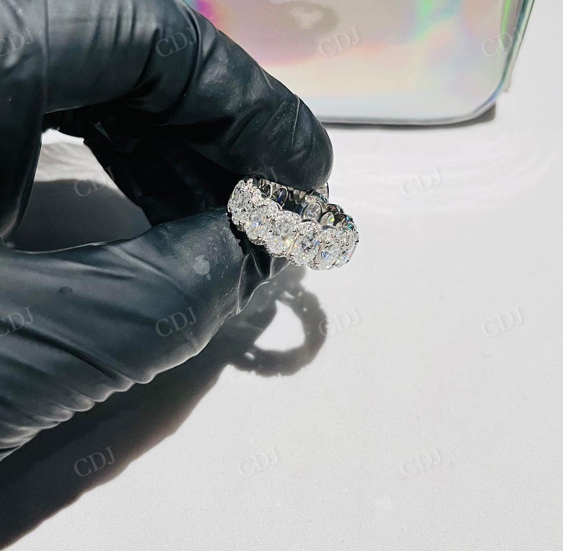 Fully Iced out Moissanie Diamond Ring hip hop jewelry CustomDiamJewel   