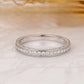 Milgrain Round Cut Lab Grown Diamond Wedding Band Wedding Band customdiamjewel   