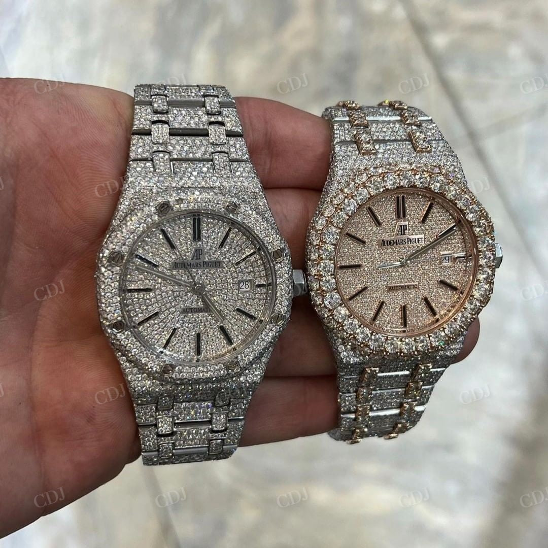 Fully Diamond Audemars Piguet Watches  customdiamjewel   