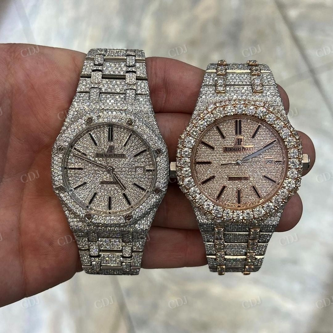 Fully Diamond Audemars Piguet Watches  customdiamjewel   