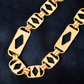 New 14mm Diamond Hollow Square Card Link Chain hip hop jewelry CustomDiamJewel