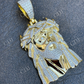 14K Gold Diamond old Jesus Piece Pendant  customdiamjewel   