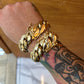 Gold Plated Miami Cuban Link Bracelet Classic Design Jewelry hip hop jewelry CustomDiamJewel   