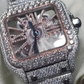 Custom Skeleton Iced Out Luxury Designer Watch Lab Grown Diamond Watch 22 to 23 CTW (Approx)  customdiamjewel   