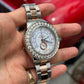 42mm Rolex Master Two Tone Bezel Set Iced Out Diamond Bezel  customdiamjewel   