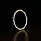 Round Natural Diamond Gold Stacking Band  customdiamjewel   