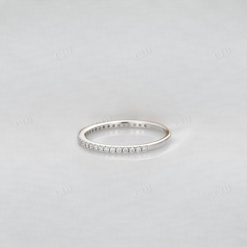 1.4mm 3/4 Eternity Natural diamond Wedding Band  customdiamjewel   