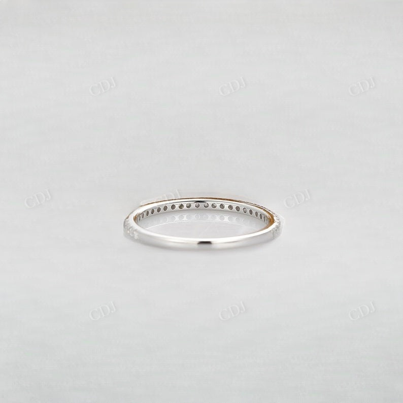 1.4mm Lab Grown Diamond 3/4 Eternity Wedding Band  customdiamjewel   