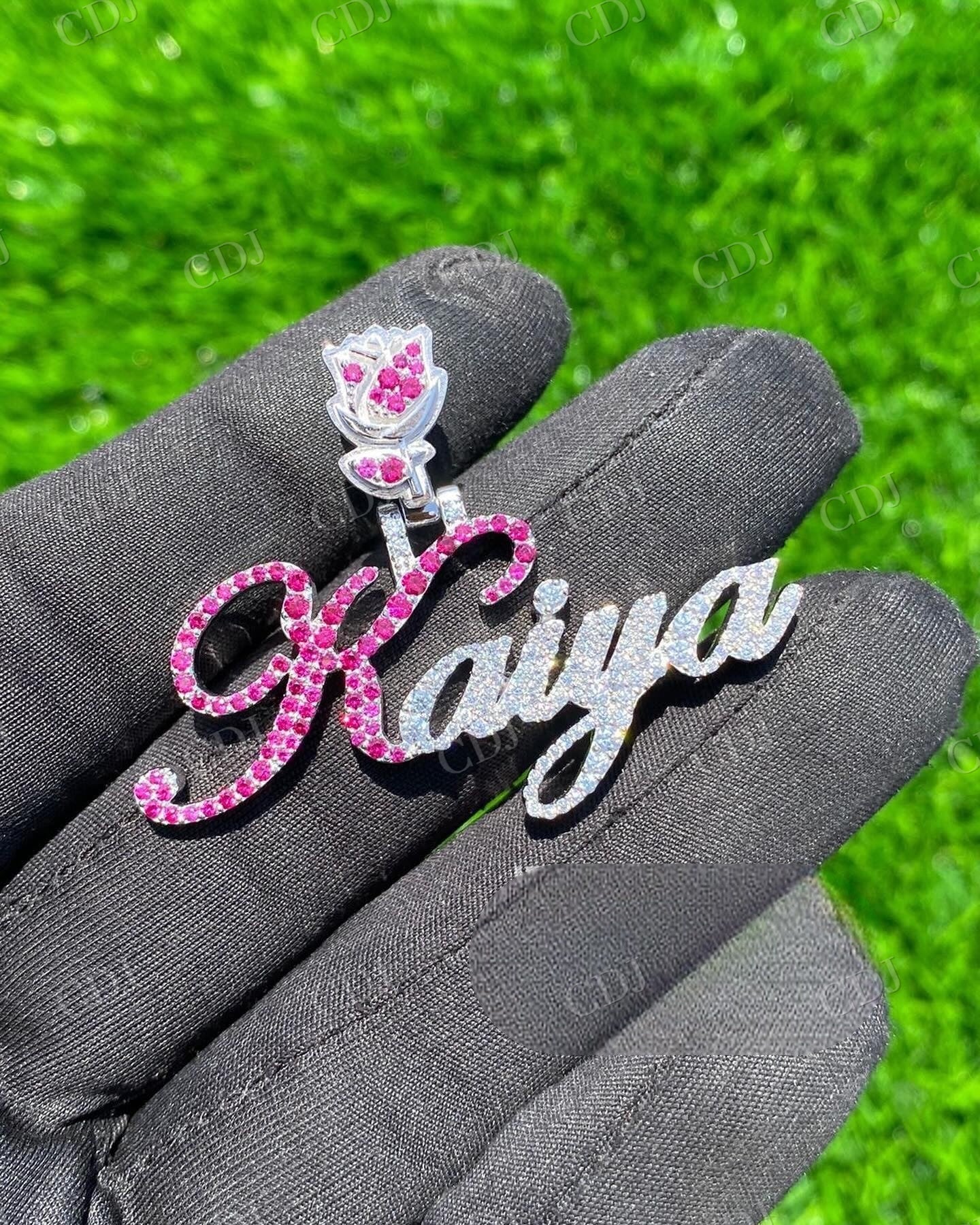 Luxurious Hip Hop Custom Name KAIYA Pendant hip hop jewelry CustomDiamJewel   