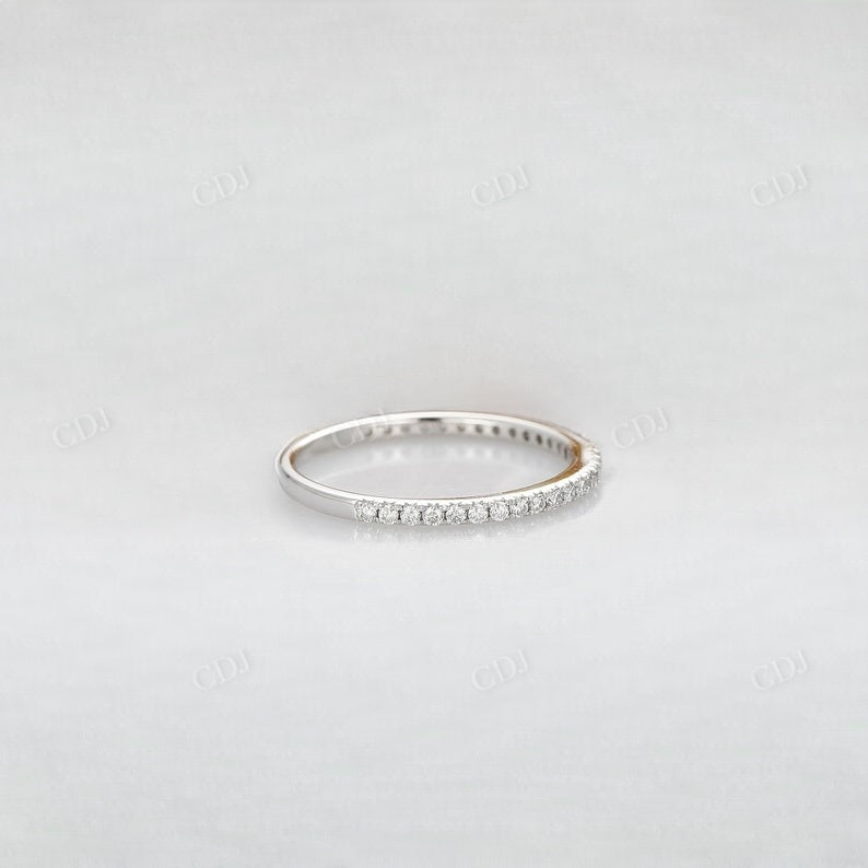 1.4mm 3/4 Eternity Natural diamond Wedding Band  customdiamjewel   