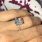 Cushion Cut Moissanite Eternity Engagement Ring  customdiamjewel   