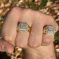 Vintage Style Inspired Diamond Gold Ring  customdiamjewel   