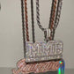 Lab Grown Diamond Gold Plated Link Chain Necklace hip hop jewelry CustomDiamJewel   