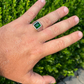 Classic Lab Created Emerald Ring  customdiamjewel   