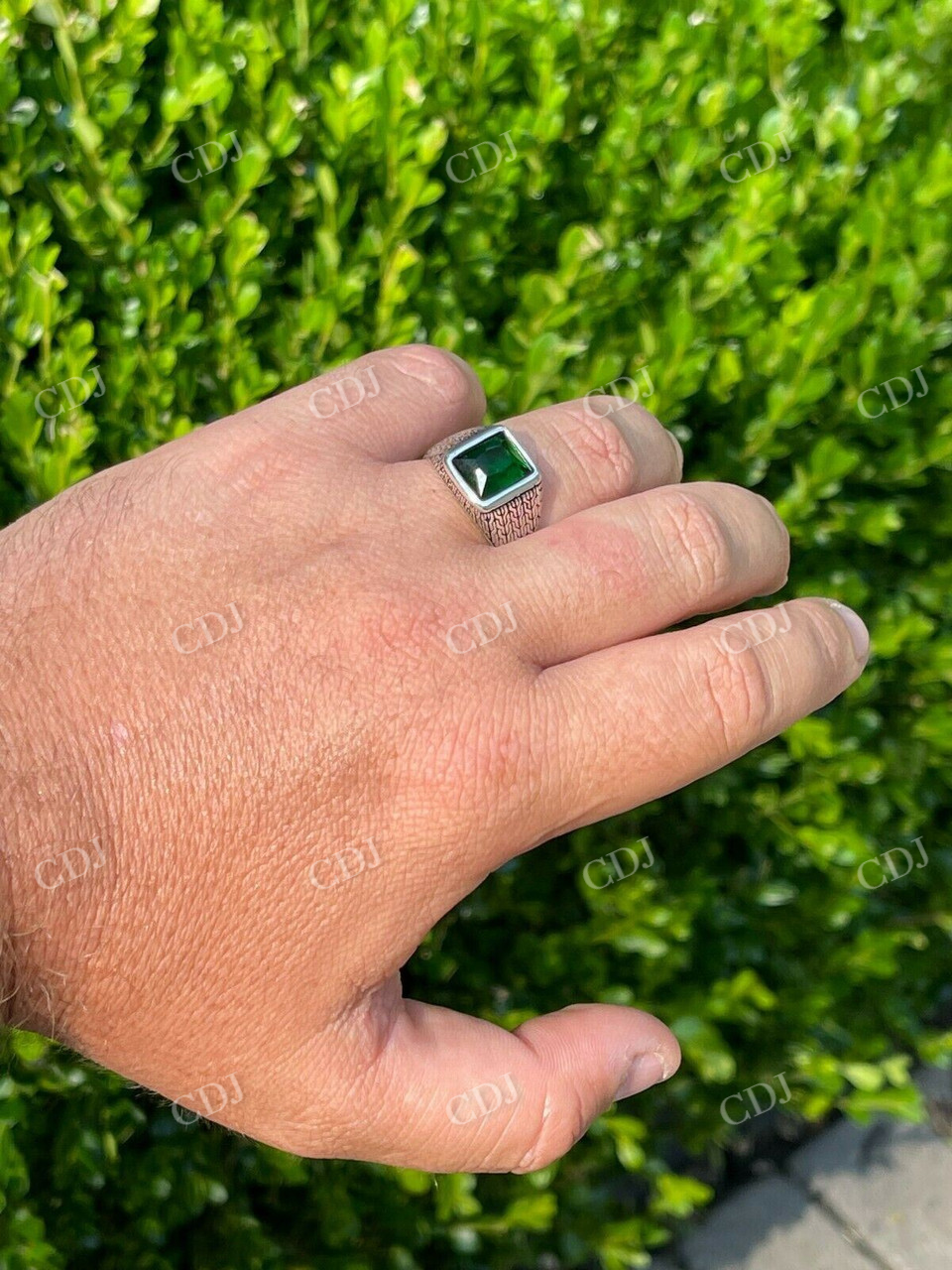 Classic Lab Created Emerald Ring  customdiamjewel   