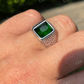 Classic Lab Created Emerald Ring  customdiamjewel   