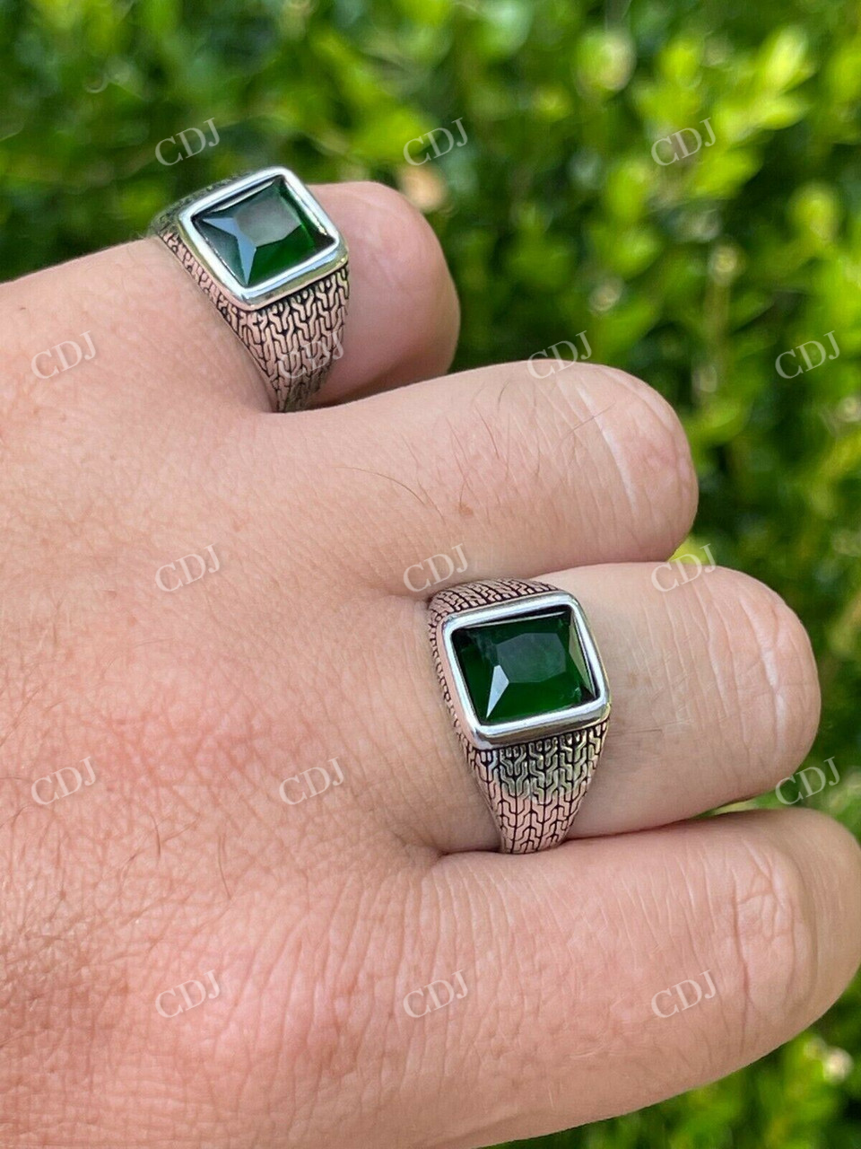 Classic Lab Created Emerald Ring  customdiamjewel   