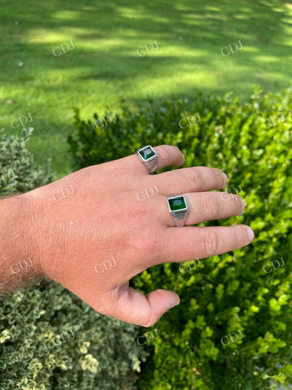 Classic Lab Created Emerald Ring  customdiamjewel   