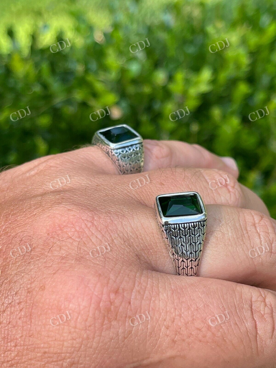 Classic Lab Created Emerald Ring  customdiamjewel   