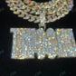 Fully Iced Out Name Diamond Pendant hip hop jewelry CustomDiamJewel   