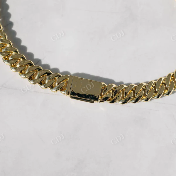 Diamond Iced Out Hip Hop Cuban Chain for Men's  customdiamjewel   