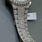 Full White Patek Philips Bust Down Watch  customdiamjewel   