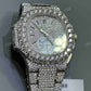 Full White Patek Philips Bust Down Watch  customdiamjewel   