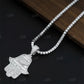 Hip Hop Baguette Diamond Iced Out Men Hamsa Pendant  customdiamjewel   