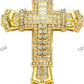 VVS Diamond Crist Cross Solid Gold Hip Hop Pendant hip hop jewelry CustomDiamJewel