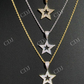 Super STAR Hip Hop Iced Icy Diamond Pendant  customdiamjewel   