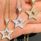 Super STAR Hip Hop Iced Icy Diamond Pendant  customdiamjewel   