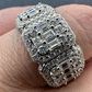 Full Eternity Diamond Cluster Ring  customdiamjewel   