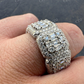 Full Eternity Diamond Cluster Ring  customdiamjewel   