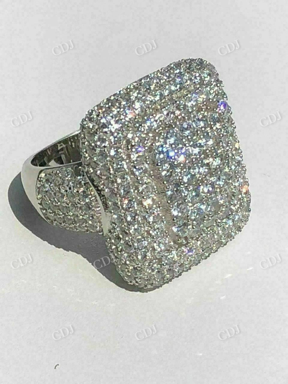 Pinky Finger Iced Out Diamond Ring  customdiamjewel   