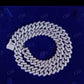 VVS D Moissanite Diamond Cuban Link Chain hip hop jewelry customdiamjewel   