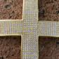 Huge 14k Gold Cross Hip Hop Pendant  customdiamjewel   