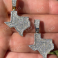 Hip Hop Texas State Shape Pendant  customdiamjewel   