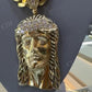 High Quality Gold Plated Jesus Diamond Pendant hip hop jewelry CustomDiamJewel   