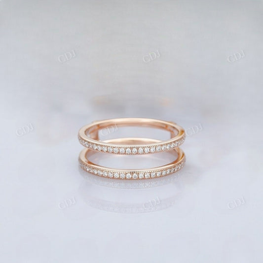 0.33CTW Lab Grown Diamond Enhancer Wedding Band  customdiamjewel   